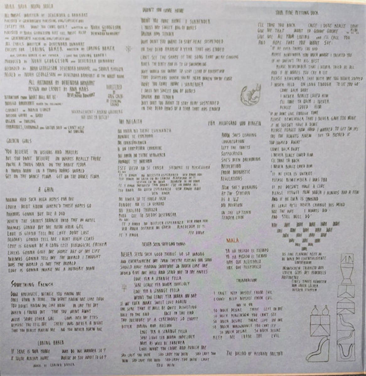 Devendra Banhart – Mala + 7" Single & Poster VinylPursuit.com