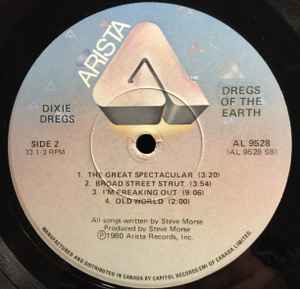 Dixie Dregs – Dregs Of The Earth - 1980 VinylPursuit.com