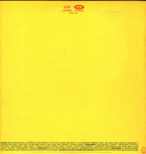 The Steve Miller Band – Brave New World - US Pressing VinylPursuit.com