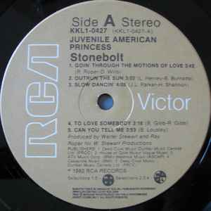 Stonebolt – Juvenile American Princess VinylPursuit.com