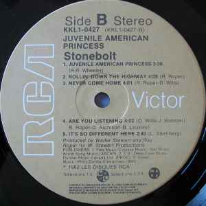 Stonebolt – Juvenile American Princess VinylPursuit.com