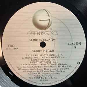 Sammy Hagar – Standing Hampton - 1981 VinylPursuit.com