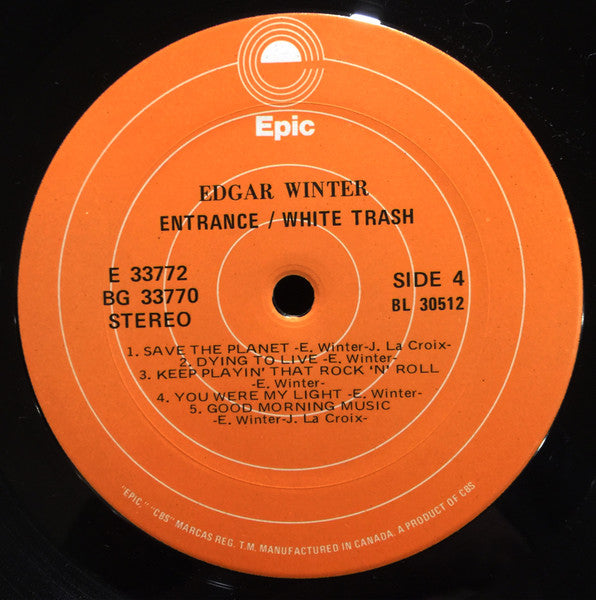 Edgar Winter – Entrance / White Trash VinylPursuit.com