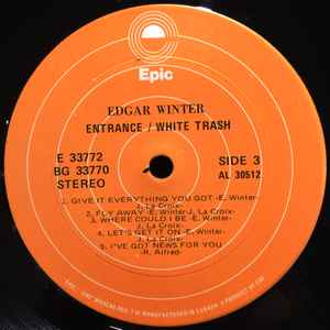 Edgar Winter – Entrance / White Trash VinylPursuit.com