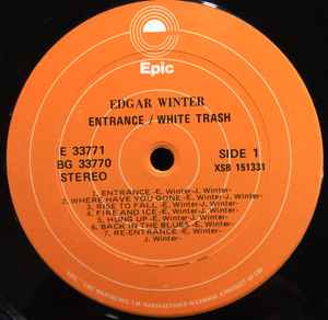 Edgar Winter – Entrance / White Trash VinylPursuit.com