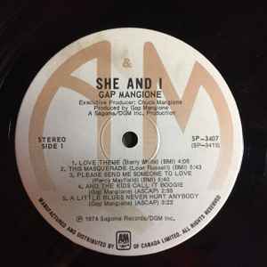 Gap Mangione – She And I VinylPursuit.com