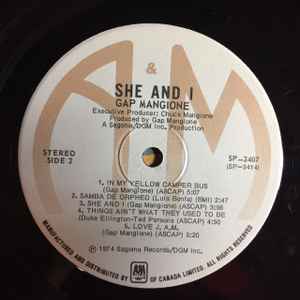 Gap Mangione – She And I VinylPursuit.com