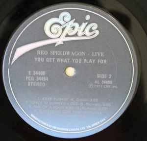 REO Speedwagon – Live-You Get What You Play For - 1977 VinylPursuit.com