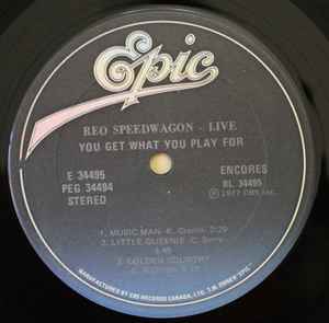 REO Speedwagon – Live-You Get What You Play For - 1977 VinylPursuit.com