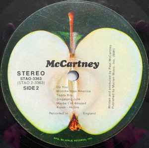 Paul McCartney – McCartney - 1970 Original VinylPursuit.com
