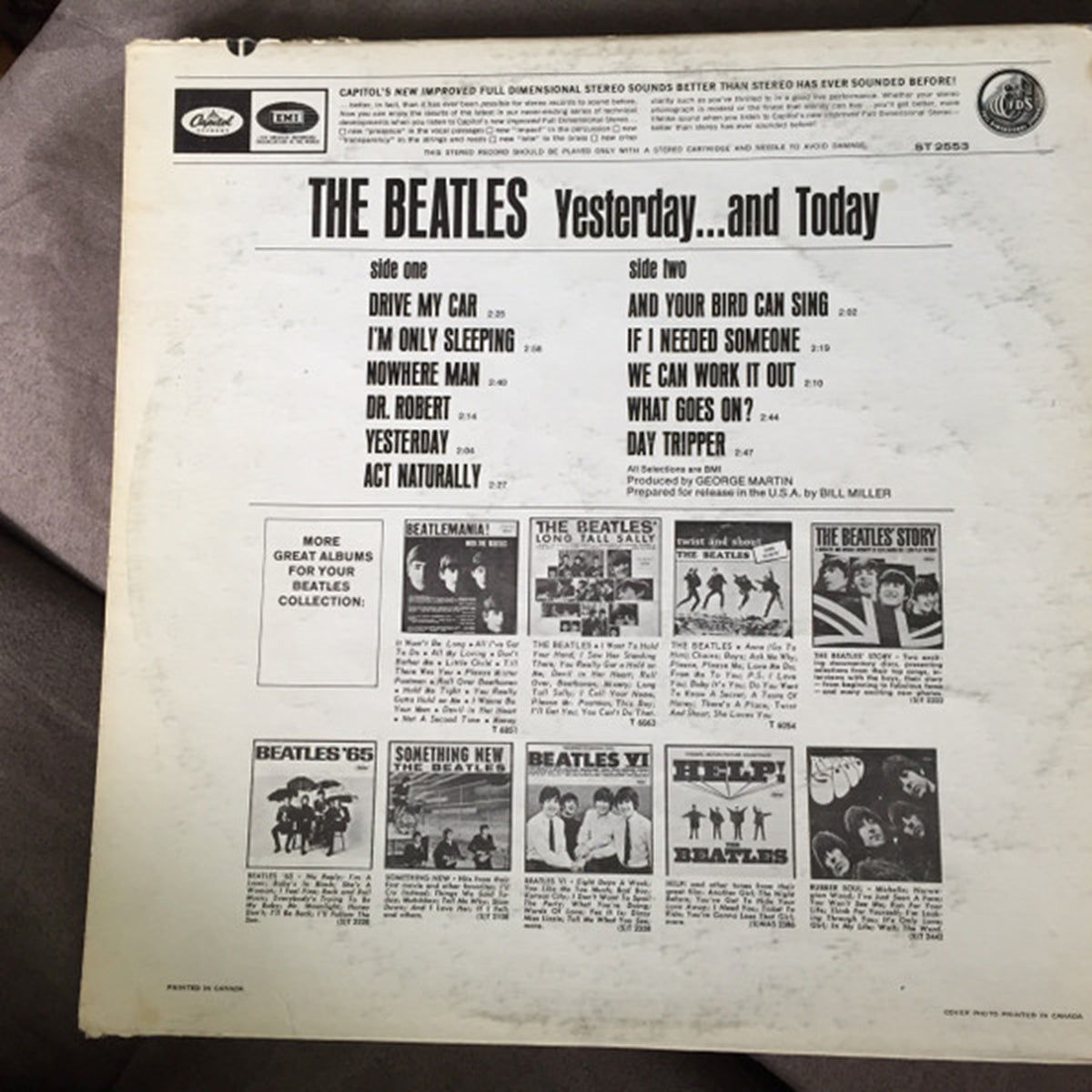 The Beatles – Yesterday And Today - 1966 VinylPursuit.com