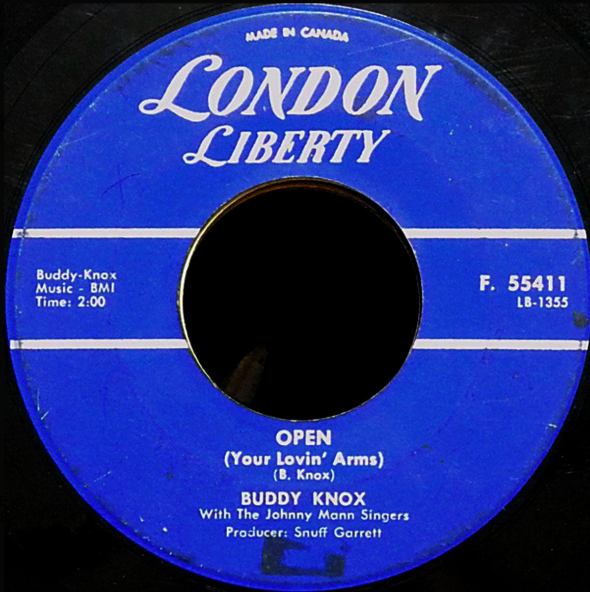 Buddy Knox With The Johnny Mann Singers – Chi-Hua-Hua / Open (Your Lovin' Arms) - 45 RPM Single VinylPursuit.com
