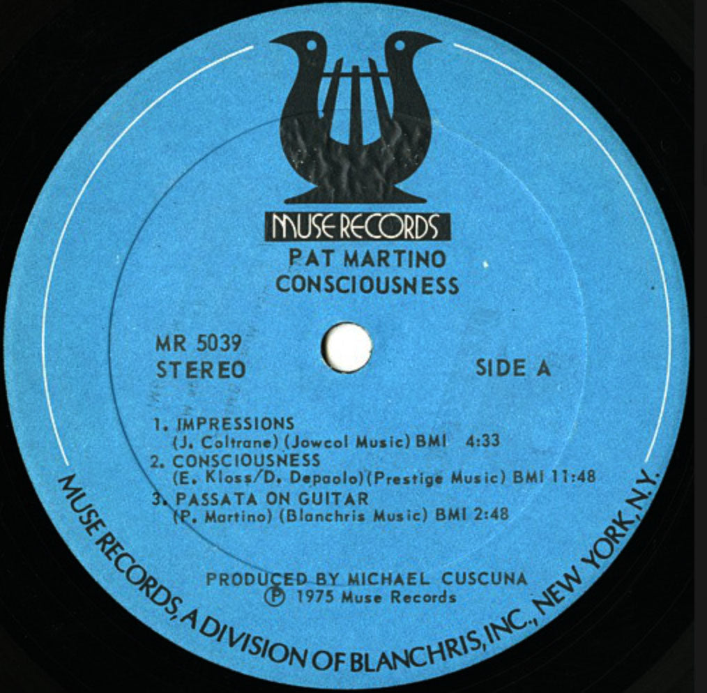 Pat Martino - Consciousness - UK Pressing - RARE VinylPursuit.com
