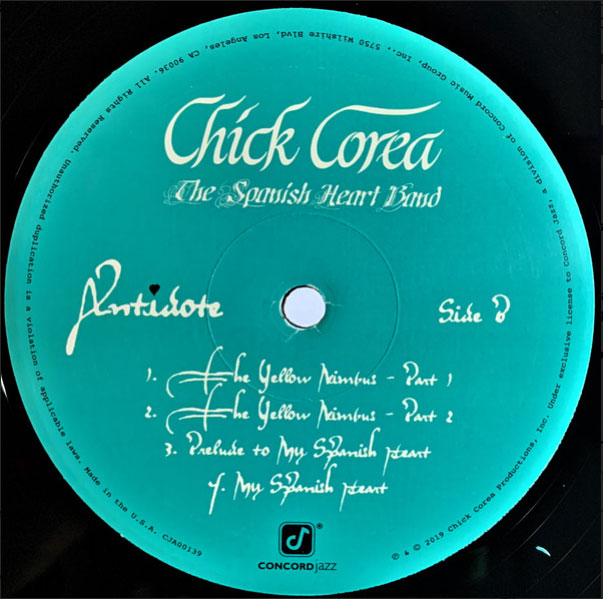 Chick Corea, The Spanish Heart Band - Antidote - Sealed! VinylPursuit.com