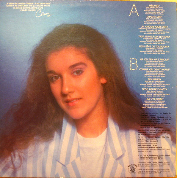 Celine Dion – Melanie - 1984 in Shrinkwrap! VinylPursuit.com