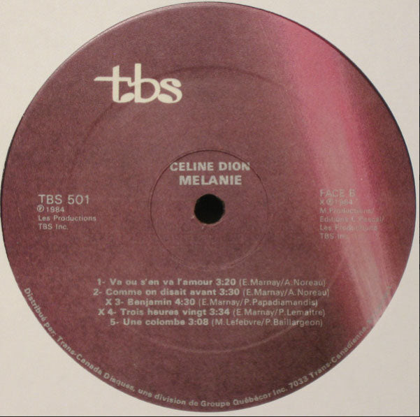 Celine Dion – Melanie - 1984 in Shrinkwrap! VinylPursuit.com
