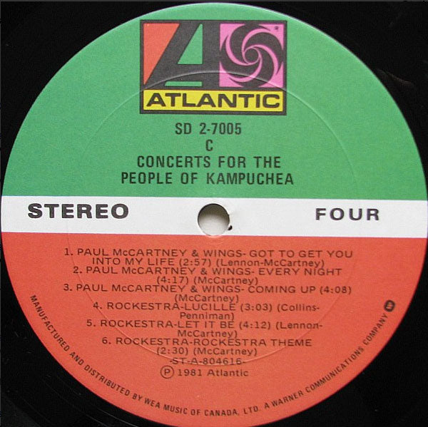 Concerts For The People Of Kampuchea - 1981 VinylPursuit.com