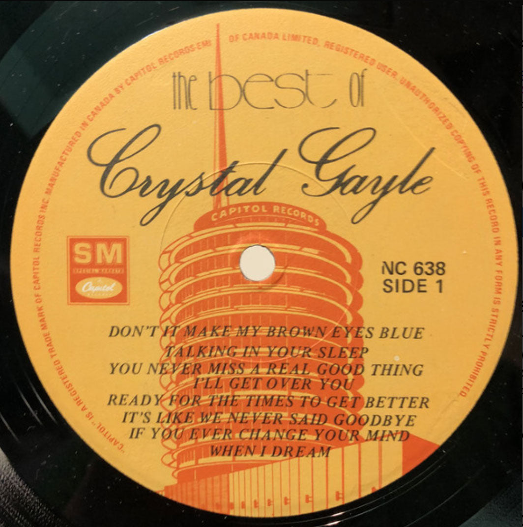Crystal Gayle - The Best Of Crystal Gayle - Sealed! VinylPursuit.com