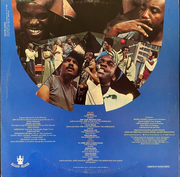 CURTIS MAYFIELD / Curtis (LP) / Curtom | WAXPEND RECORDS