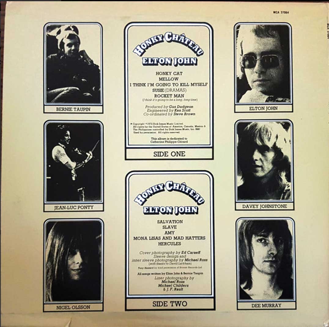 Elton John - Honky Chateau - 1972 Uni Label VinylPursuit.com