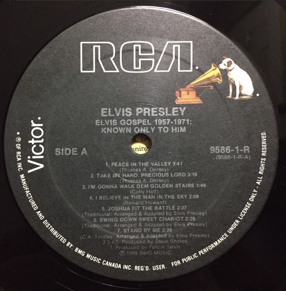 Elvis Presley – Elvis Gospel 1957 - 1971 Known Only To Him - SEALED! Vinyl Pursuit Inc