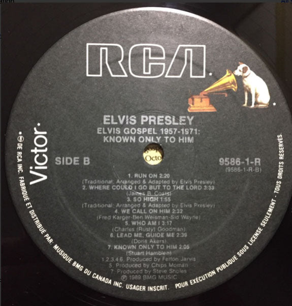 Elvis Presley – Elvis Gospel 1957 - 1971 Known Only To Him - SEALED! Vinyl Pursuit Inc