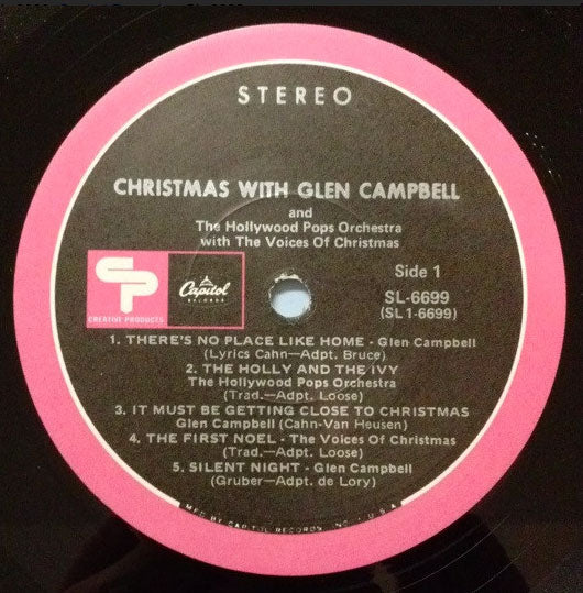 Glen Campbell and The Hollywood Pops Orchestra with The Voices Of Christmas – Christmas With Glen Campbell VinylPursuit.com