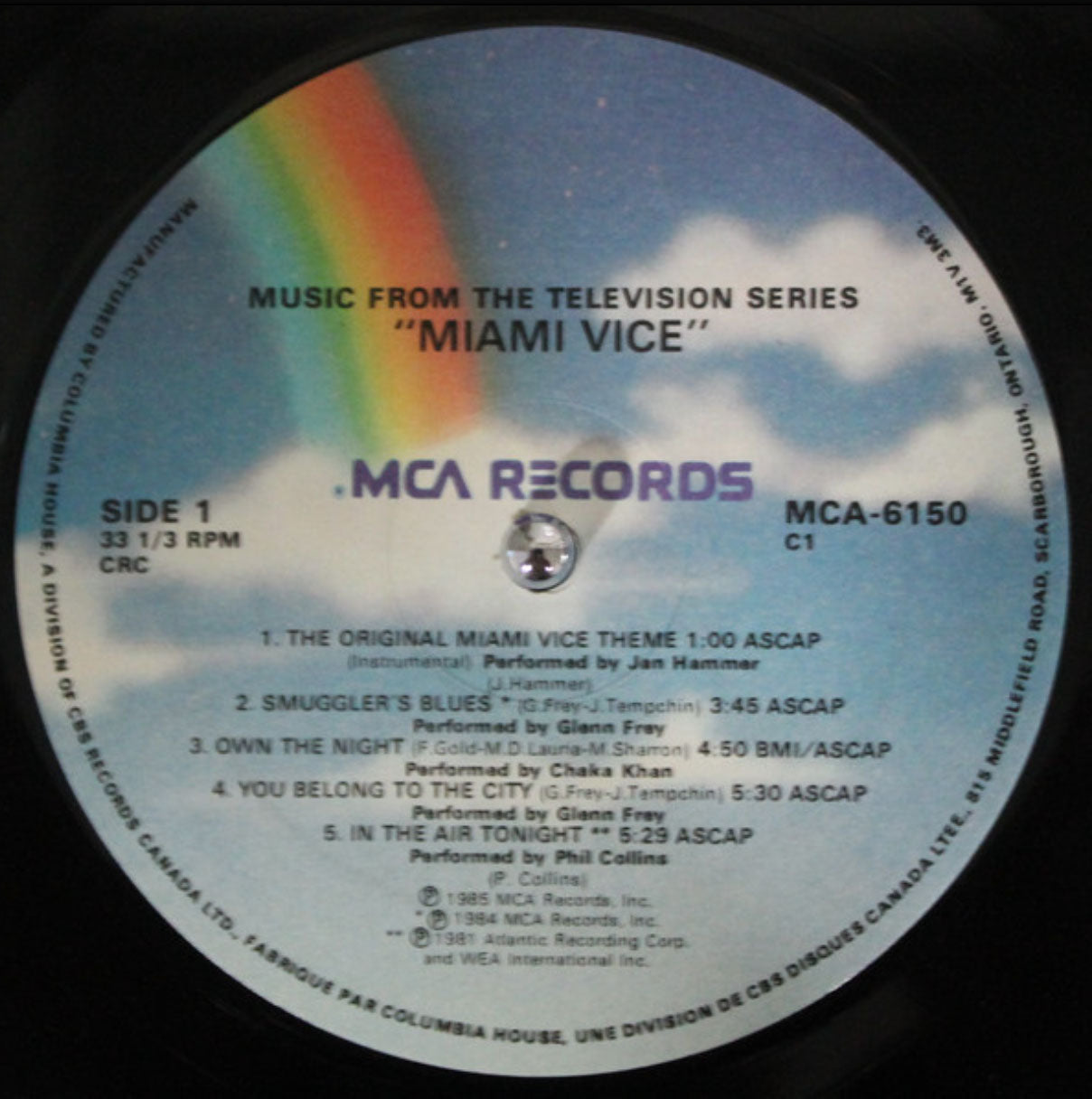 Miami Vice - Music From The Television Series - 1985 Original! VinylPursuit.com