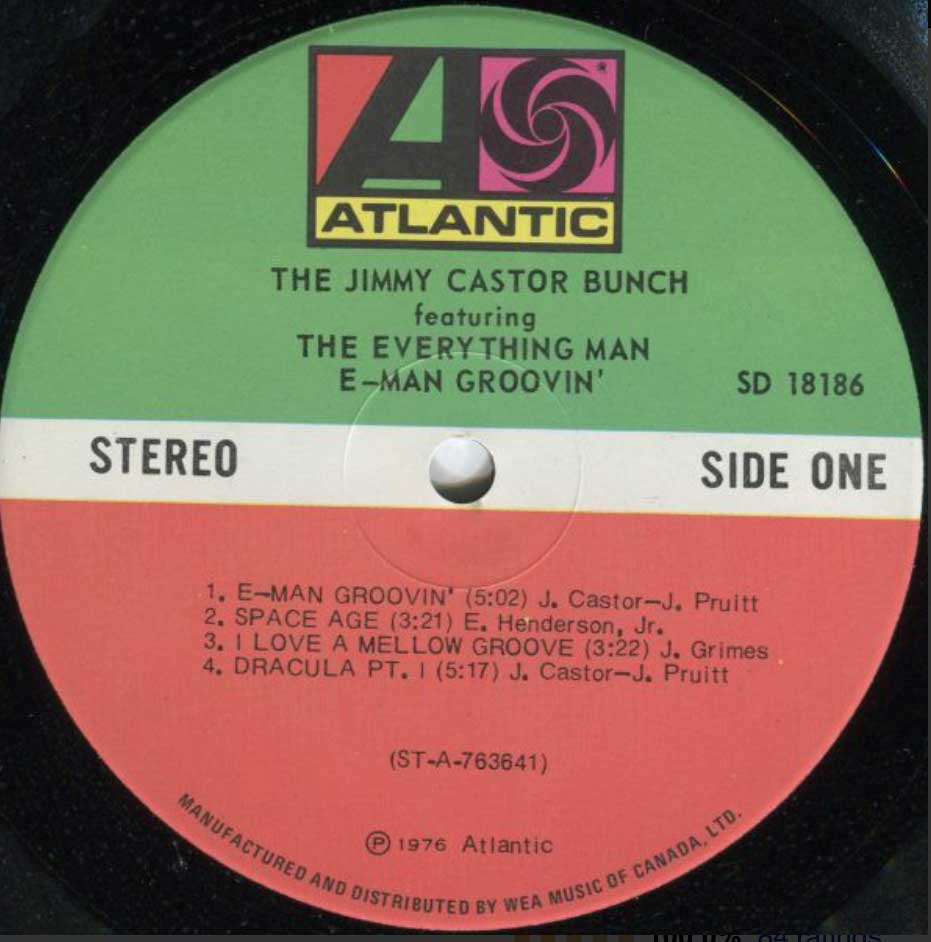 E-Man Groovin' - The Jimmy Castor Bunch Featuring The Everything Man - 1976 Original! VinylPursuit.com