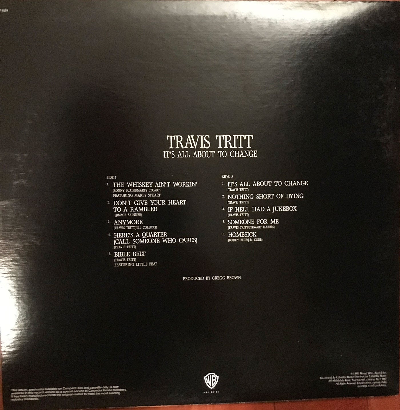 Travis Tritt – It's All About To Change - RARE VinylPursuit.com