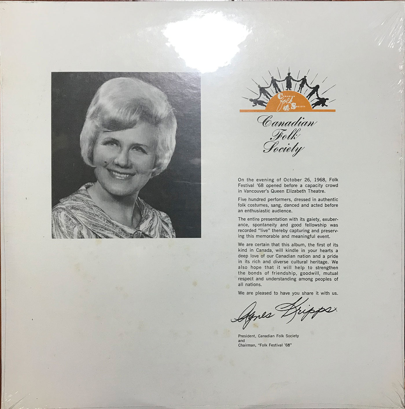 Folk Festival '68 - Recorded Live at the Queen Elizabeth Theatre - RARE VinylPursuit.com