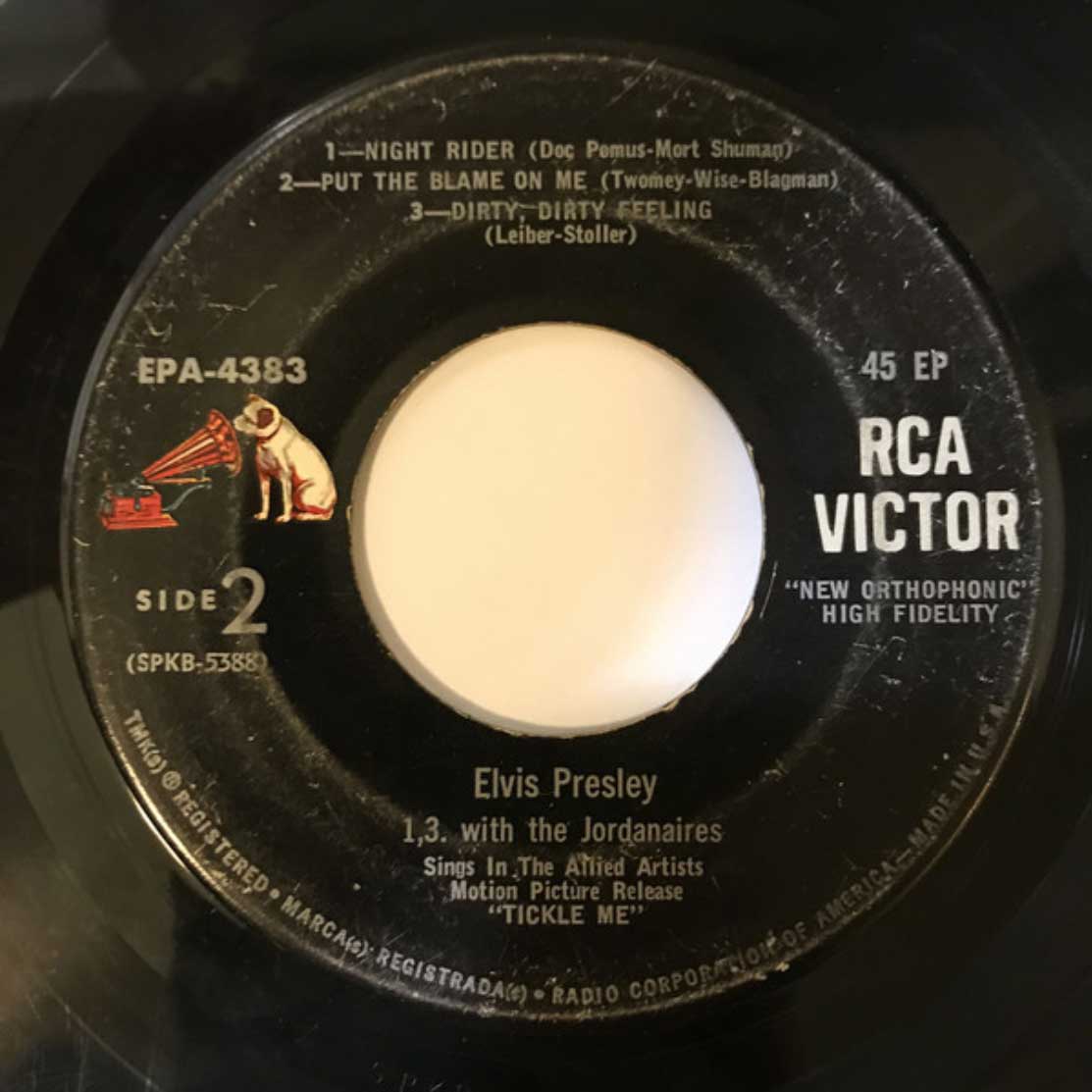 Elvis - Tickle Me - Rare - 45 RPM EP - US 1965 Pressing VinylPursuit.com
