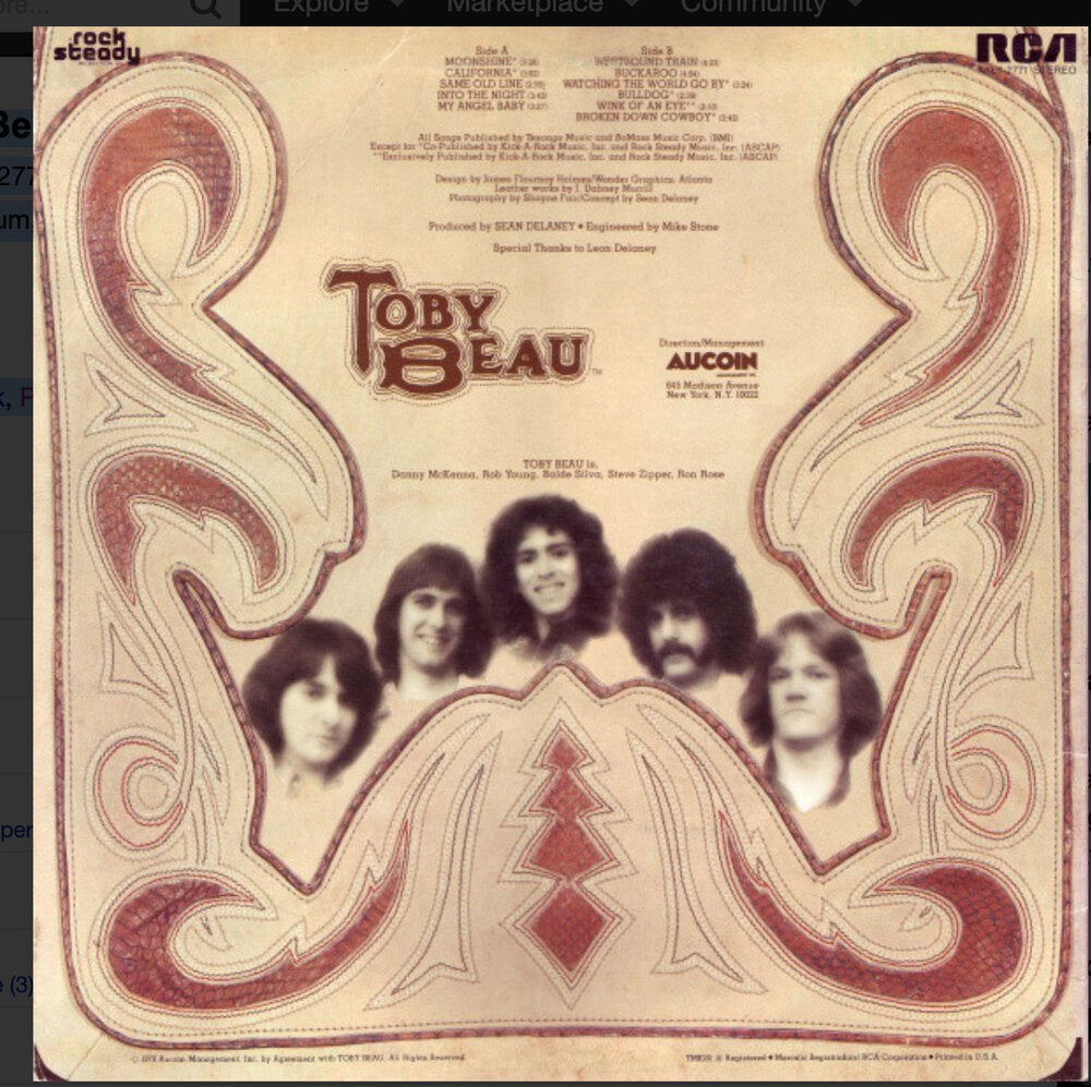 Toby Beau - Toby Beau VinylPursuit.com