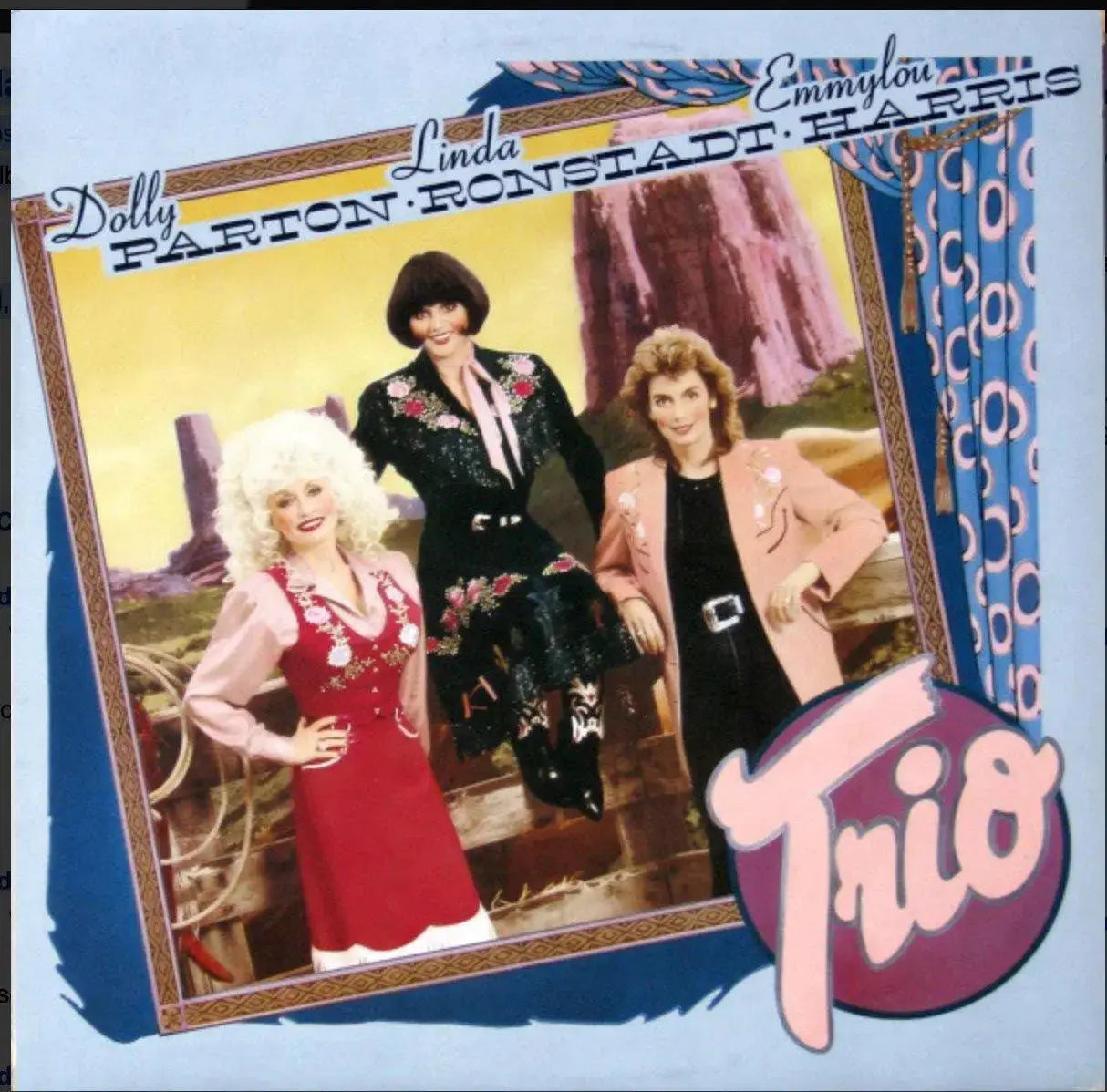 DOLLY PARTON, LINDA RONSTADT & EMMYLOU HARRIS - Trio - VinylPursuit.com