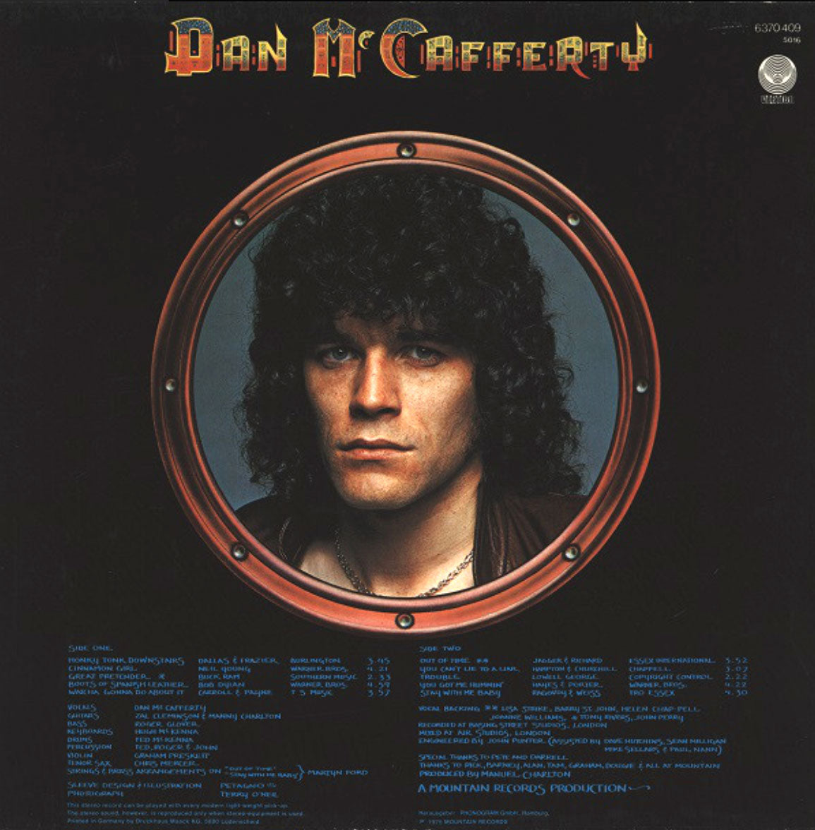 Dan McCafferty – Dan McCafferty VinylPursuit.com