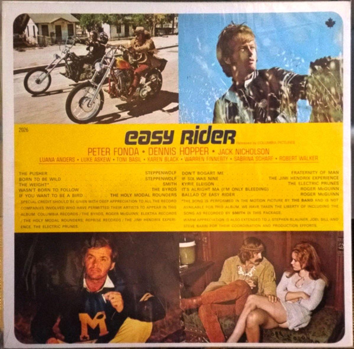 EASY RIDER - Movie Soundtrack - Various - VinylPursuit.com