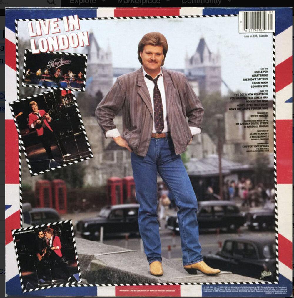 RICKY SKAGGS - Live in London - VinylPursuit.com