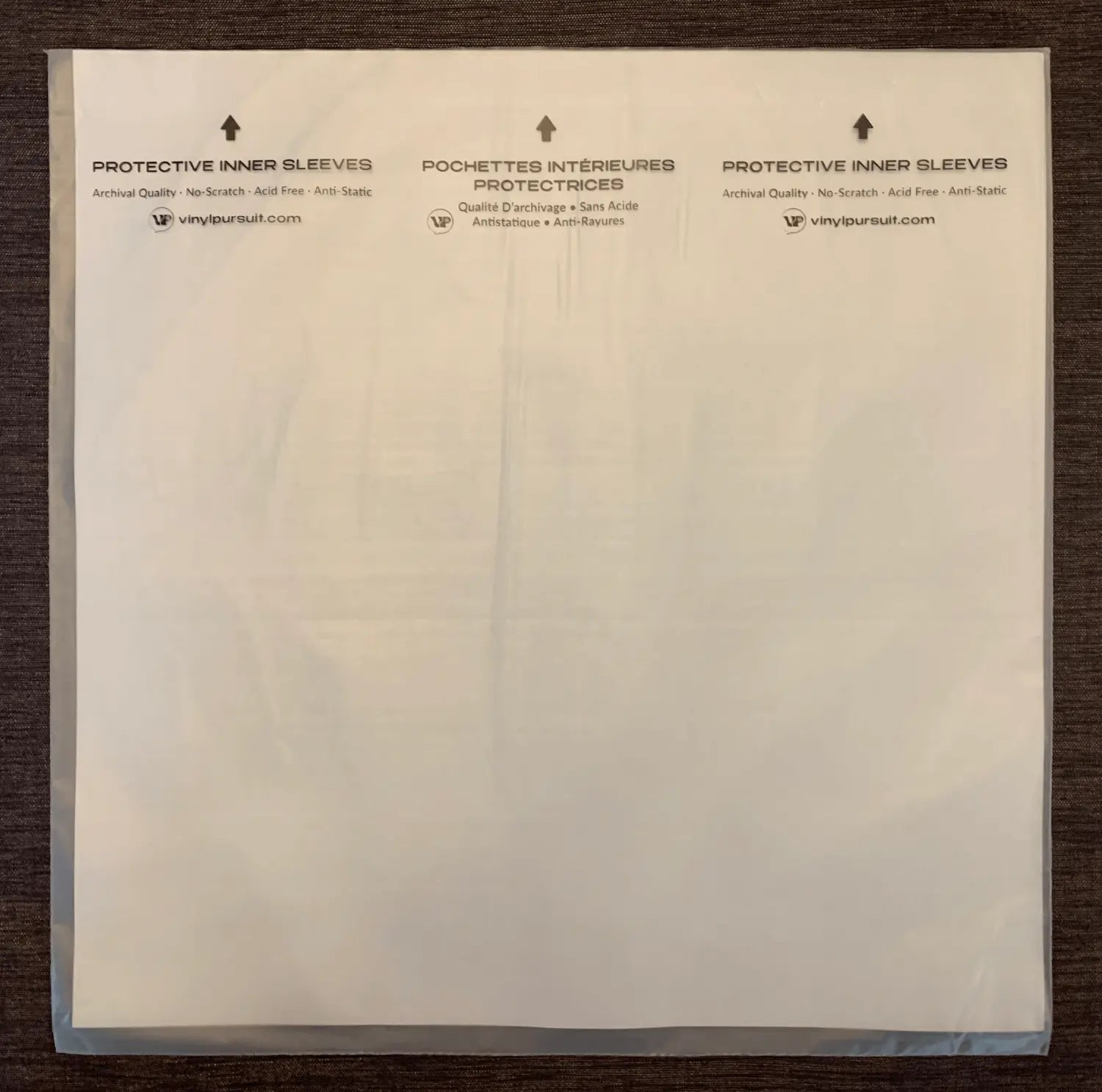 Vinyl record inner sleeve