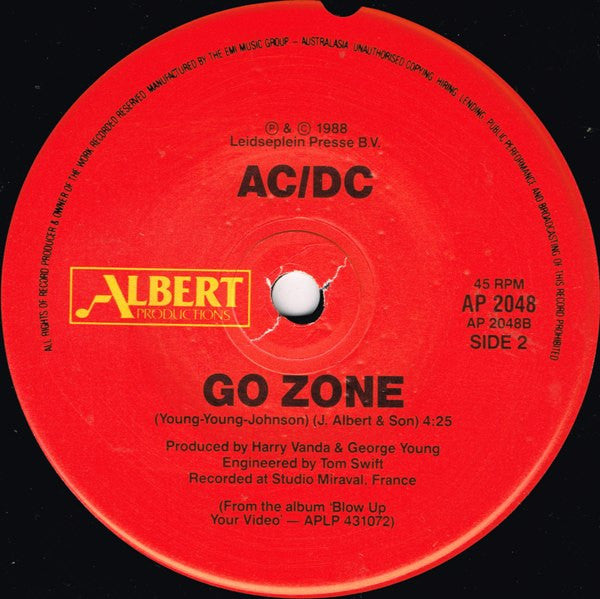 AC/DC – Heatseeker - 7" 45 RPM - Australian Pressing VinylPursuit.com