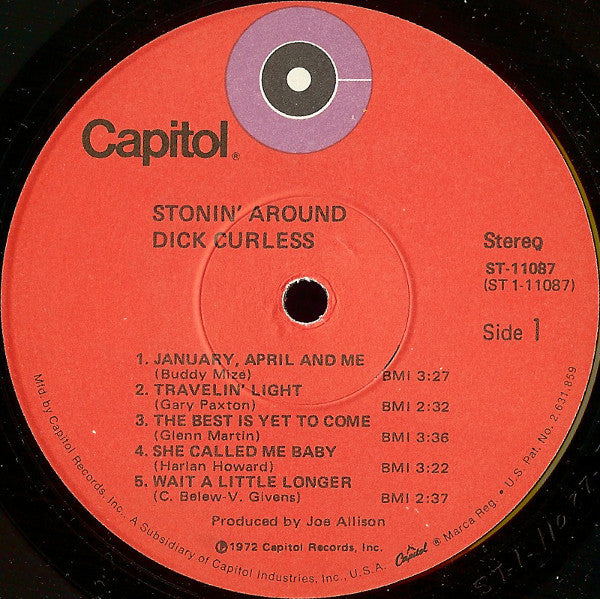 Dick Curless – Stonin' Around - 1972 US Pressing! VinylPursuit.com