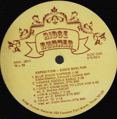 Eddie Shelton – Expedition - Rare 1977 US Pressing! VinylPursuit.com