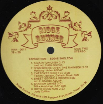 Eddie Shelton – Expedition - Rare 1977 US Pressing! VinylPursuit.com