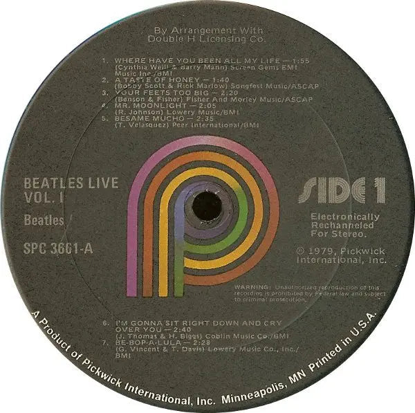 The Beatles – First Live Recordings - Volume One - 1979 in Shrinkwrap! VinylPursuit.com