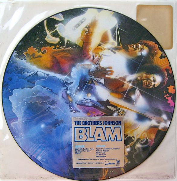 The Brothers Johnson Blam! Numbered Picture Disc 1978 Vinyl