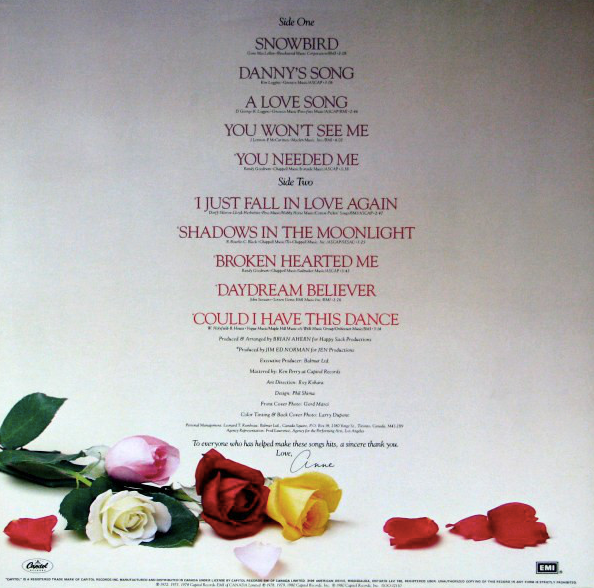 Anne Murray – Anne Murray's Greatest Hits VinylPursuit.com