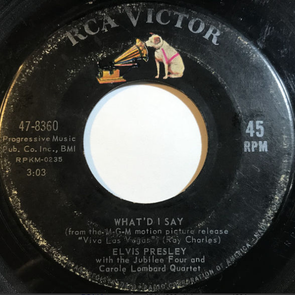 Elvis Presley – Viva Las Vegas / What'd I Say - 45 RPM Single VinylPursuit.com