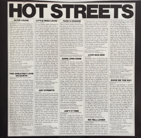 Chicago – Hot Streets - 1978 VinylPursuit.com