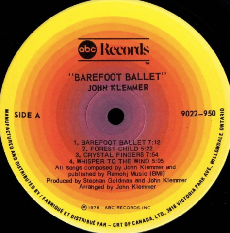 John Klemmer – Barefoot Ballet VinylPursuit.com