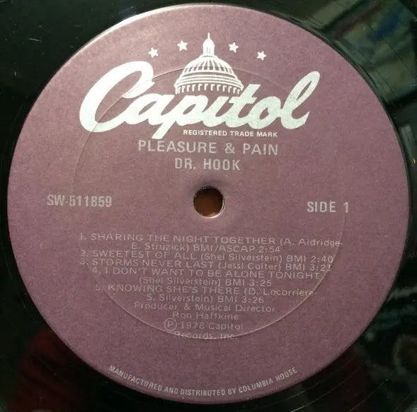 Dr. Hook – Pleasure & Pain - 1978 Original VinylPursuit.com