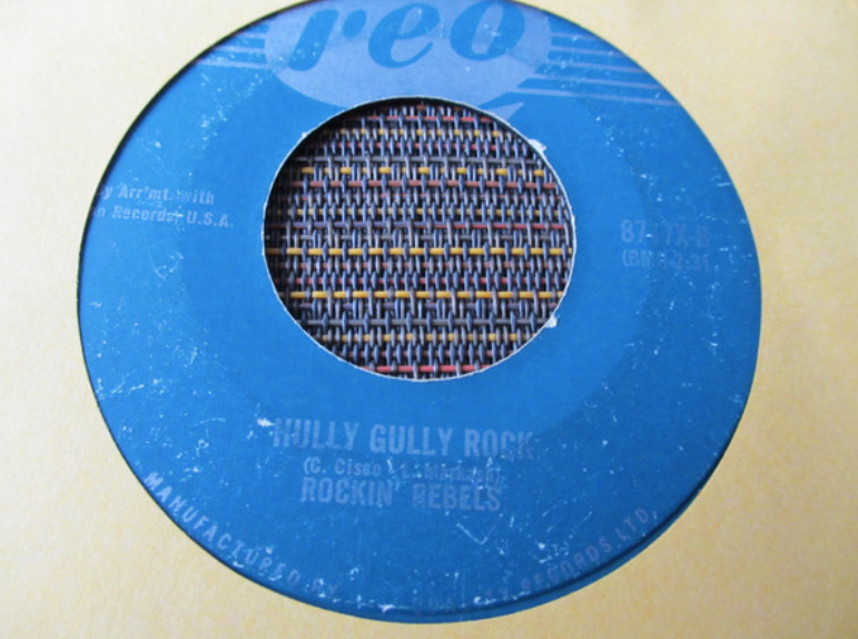 The Rockin' Rebels – Rockin' Crickets/ Hully Gully Rock - 45 RPM Single VinylPursuit.com